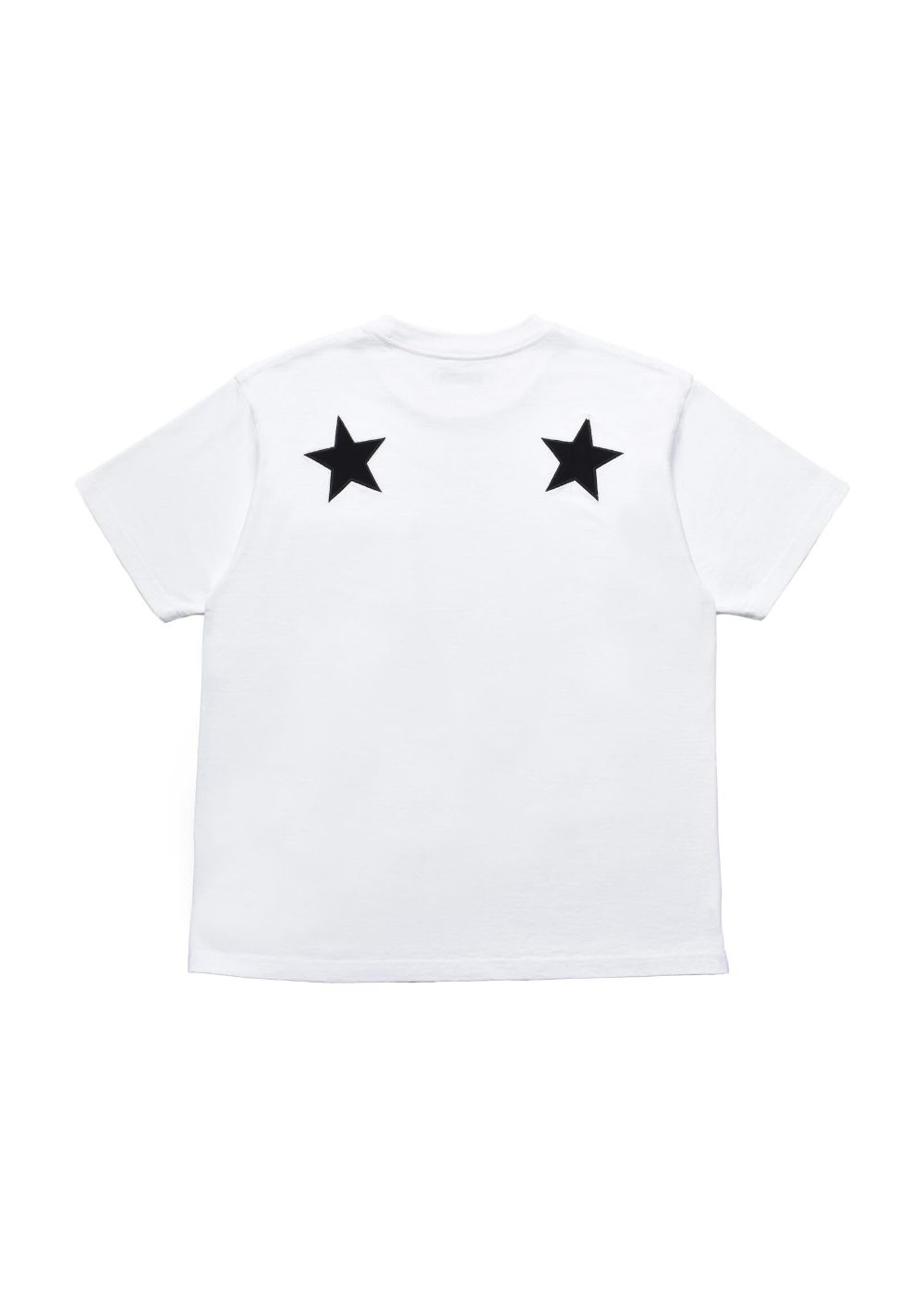 M&M CUSTOM PERFORMANCE × MINEDENIM Star Embroidery Pocket Tee (WHITE) / × M&M カスタムパフォーマンス  コラボ Tシャツ