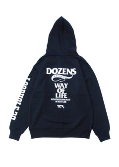 LOOPHOLE 20th ANNIVERSARY SWEAT ZIP HOODIE (NAVY) / ループホール20周年記念 スウェットジップパーカー