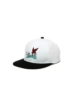 CALEE FS LOGO TWILL CAP (WHITE) / オリジナル ロゴ刺繍 キャップ