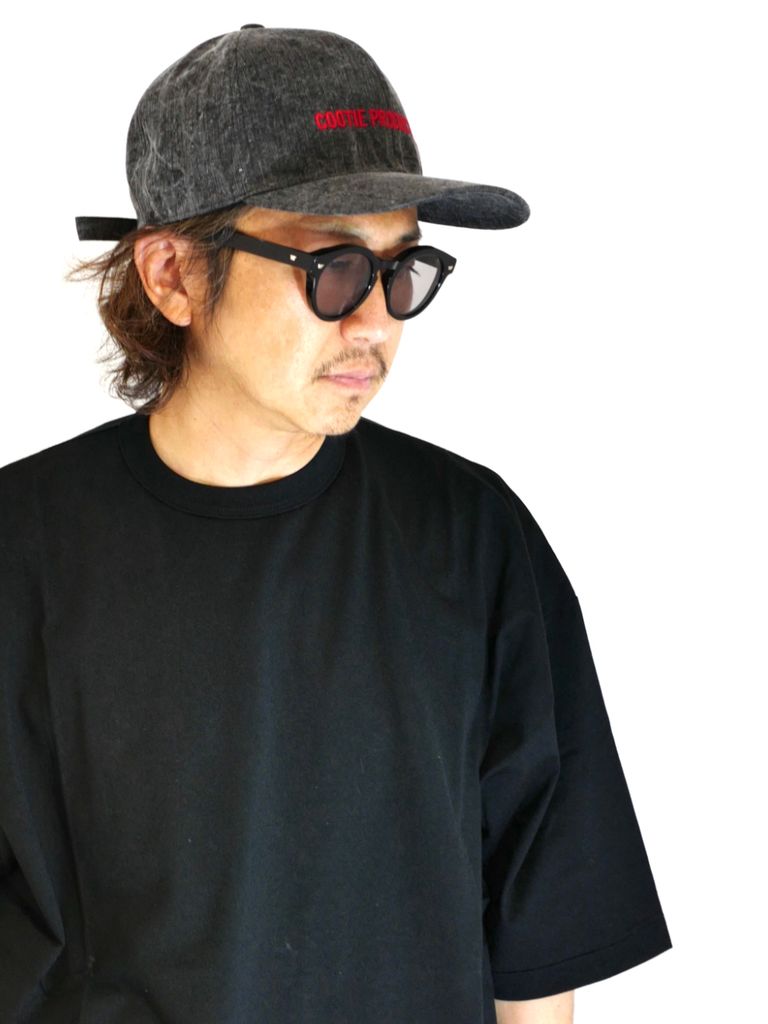 COOTIE PRODUCTIONS - Pigment Coating Twill 6 Panel Cap (BLACK
