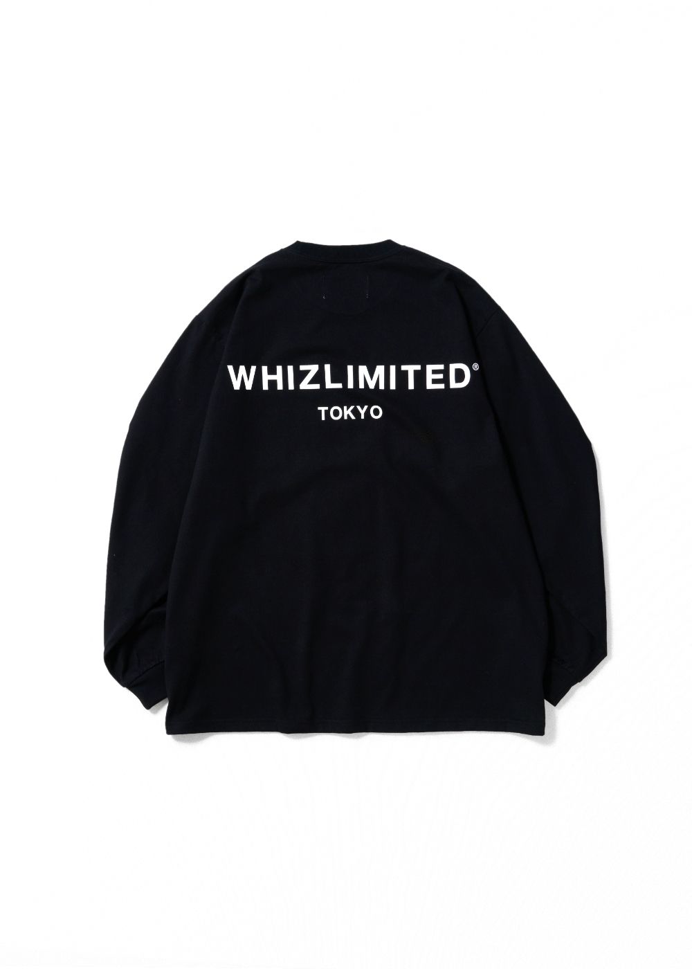BORDER L/S TEE (BLACK) / 切り替え ボーダー カットソー