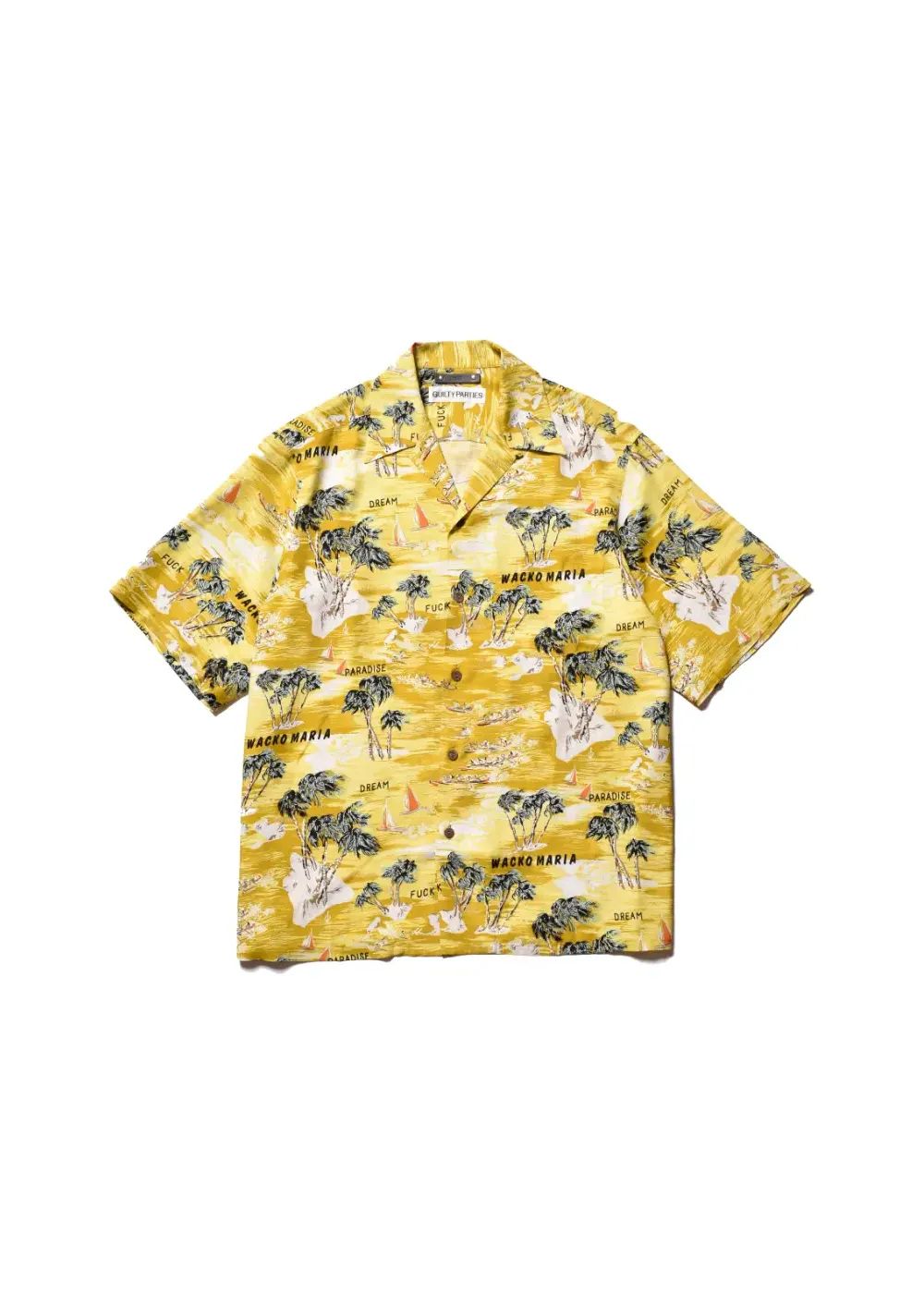 【ラスト1点】× WACKO MARIA SH (YSP) / ワコマリア コラボハワイアンシャツ / セットアップ可能