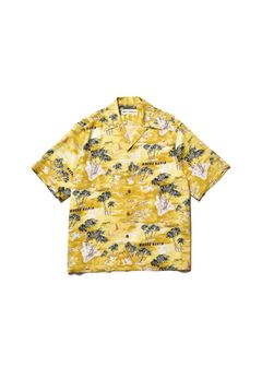 【ラスト1点】× WACKO MARIA SH (YSP) / ワコマリア コラボハワイアンシャツ / セットアップ可能