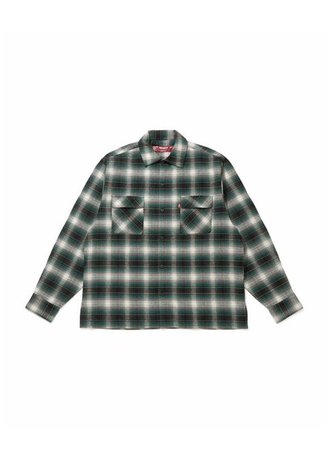 Check L/S Shirt (GREEN) / チェック ネル シャツ