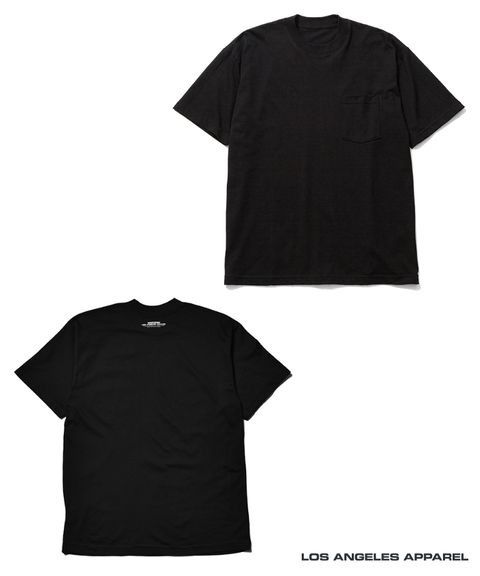 × Los Angeles Apparel 2 Pack T-Shirts (BLACK) / ロサンゼルスアパレル コラボ 2枚セットパックTEE