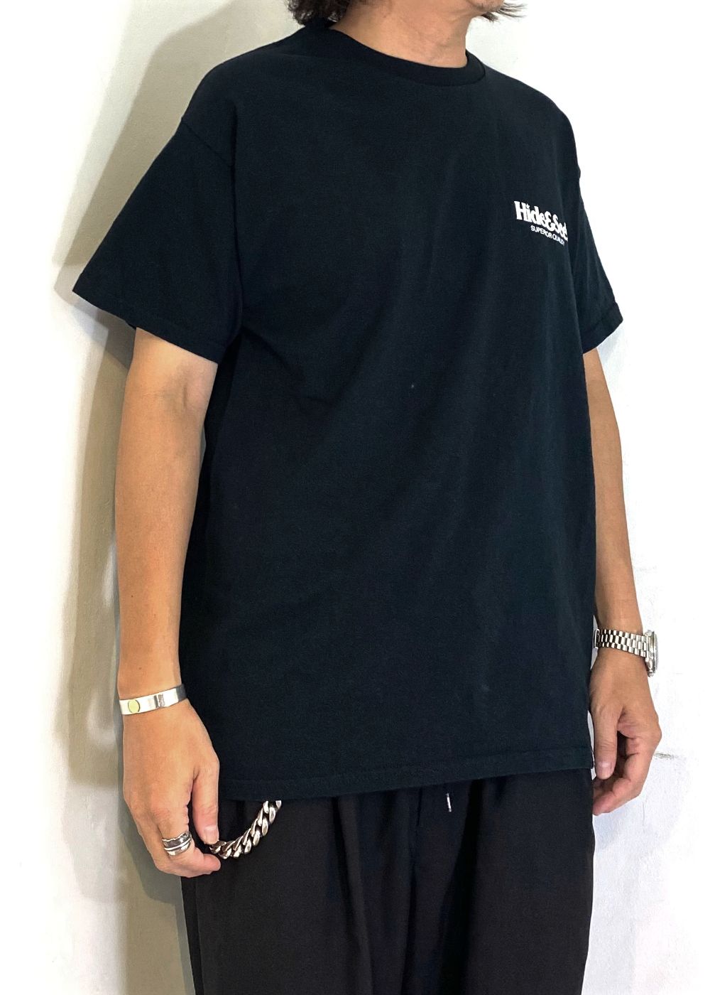 HIDEANDSEEK クルーネック HIDEANDSEEK(ハイドアンドシーク) Tシャツ Lowrider Bicycle S/S
