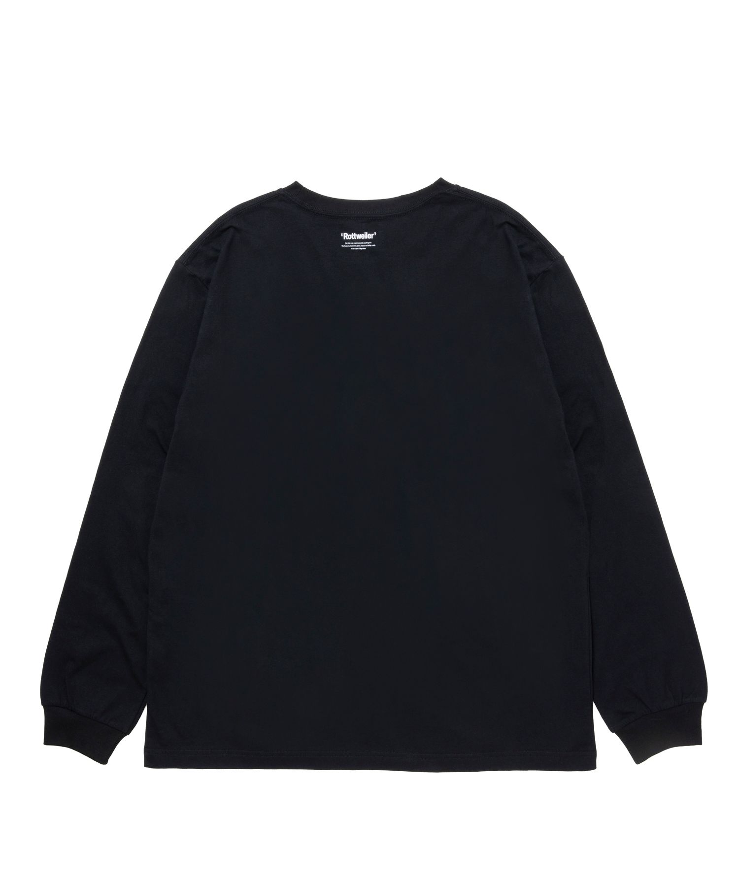 R9 BASIC LS TEE (BLACK) /  オリジナル ロゴプリント Tシャツ