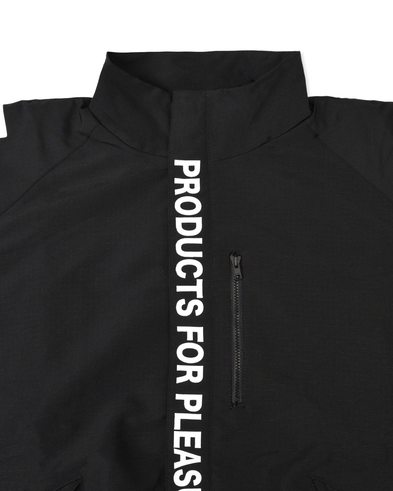 MIL SEEKERS NYLON JACKET (BLACK) / リップストップ ナイロン トラック ジャケット / セットアップ可能