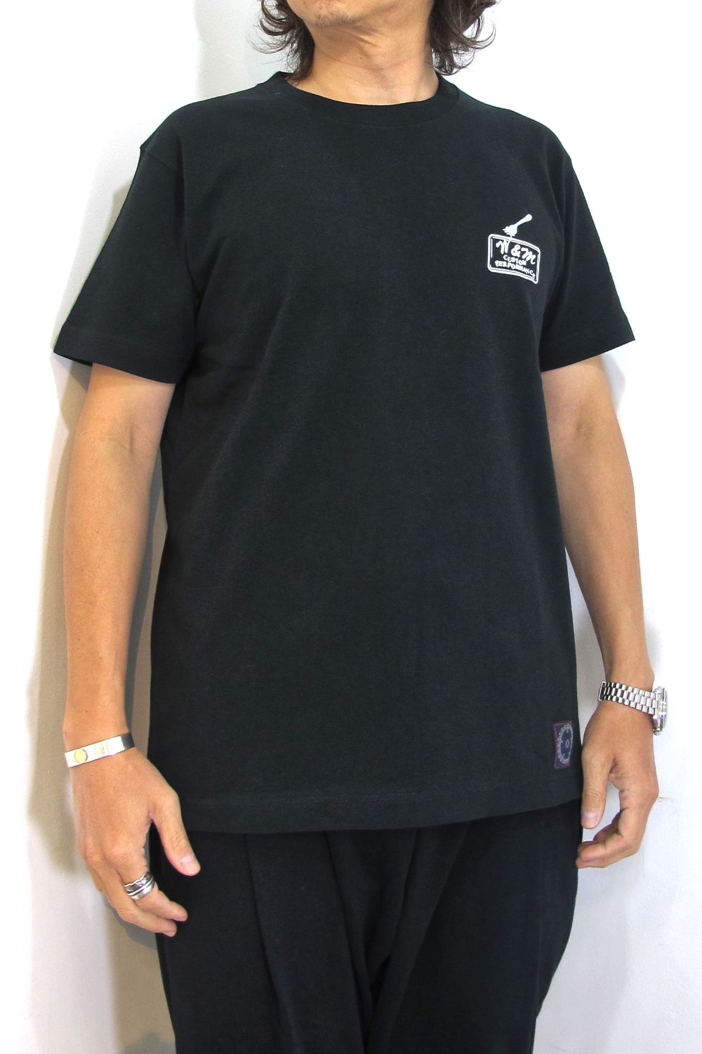 M&M CUSTOM PERFORMANCE - PRINT S/S TEE (WHITE) / ×TAMAGAWA