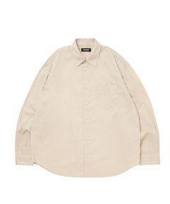 R9 TYPEWRITER SHIRT (IVORY) / タイプライター レギュラー カラー シャツ
