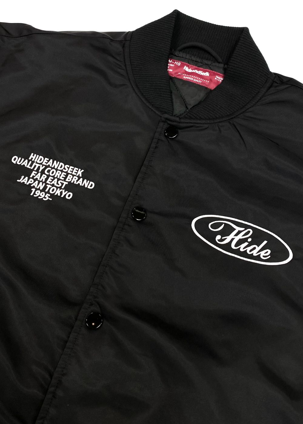 Stadium Jacket (BLACK) / オリジナル ナイロン スタジャン