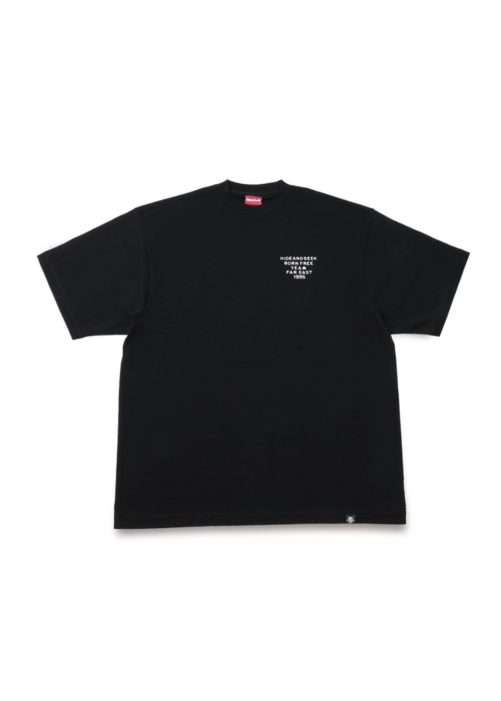 Typewriter S/S Tee (BigSilhouette) (BLACK) / ヘビーオンス ワイド Tシャツ