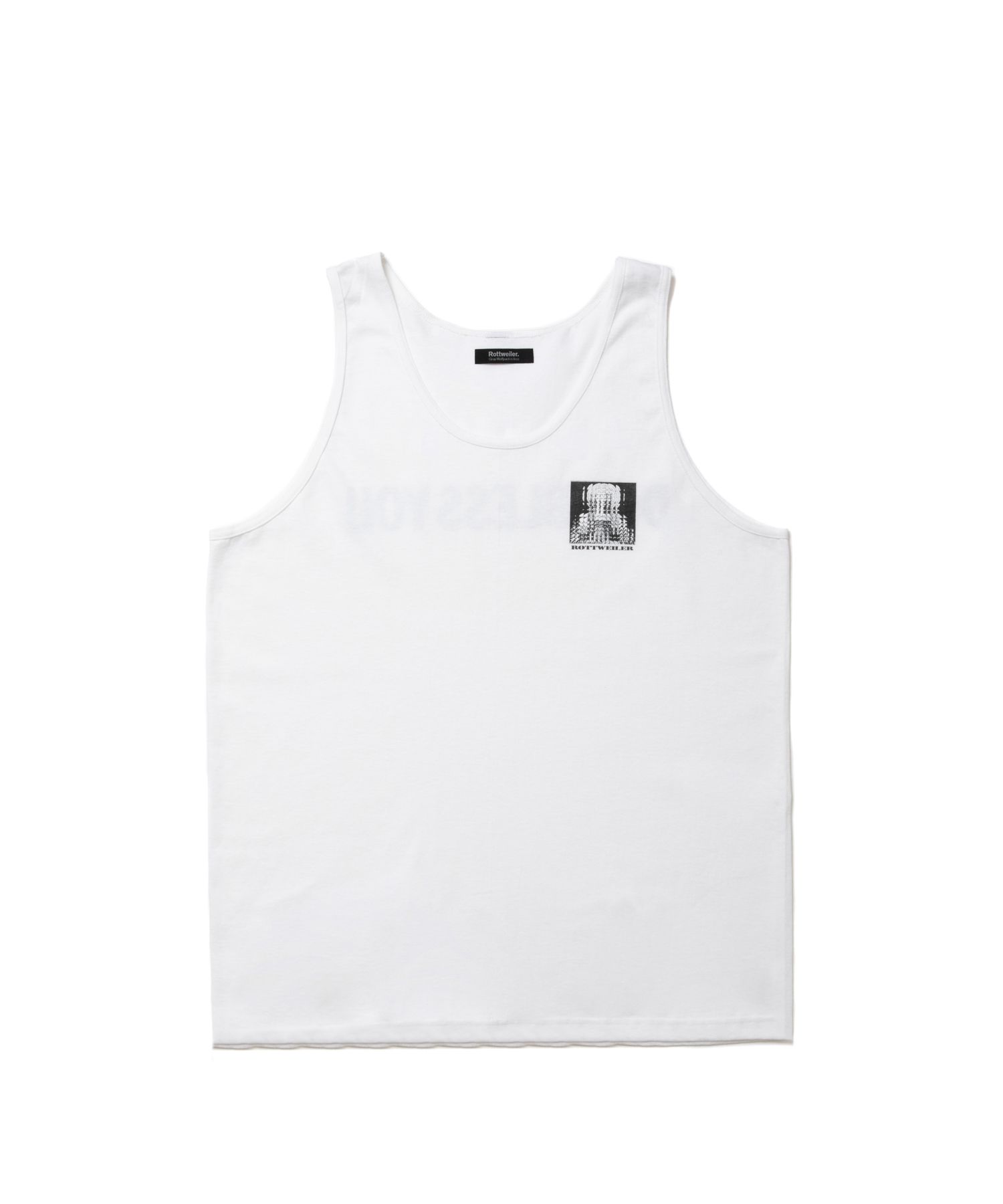 MARIA TANK TOP (WHITE) / プリント タンクトップ