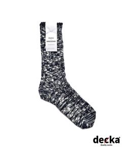 ×decka Melange Rib SOX (DNY) / デッカ コラボ メランジ ソックス