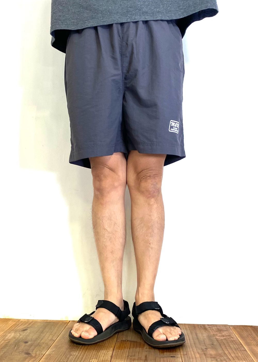 M&M CUSTOM PERFORMANCE - Nylon Shorts (CHARCOAL) / ナイロン