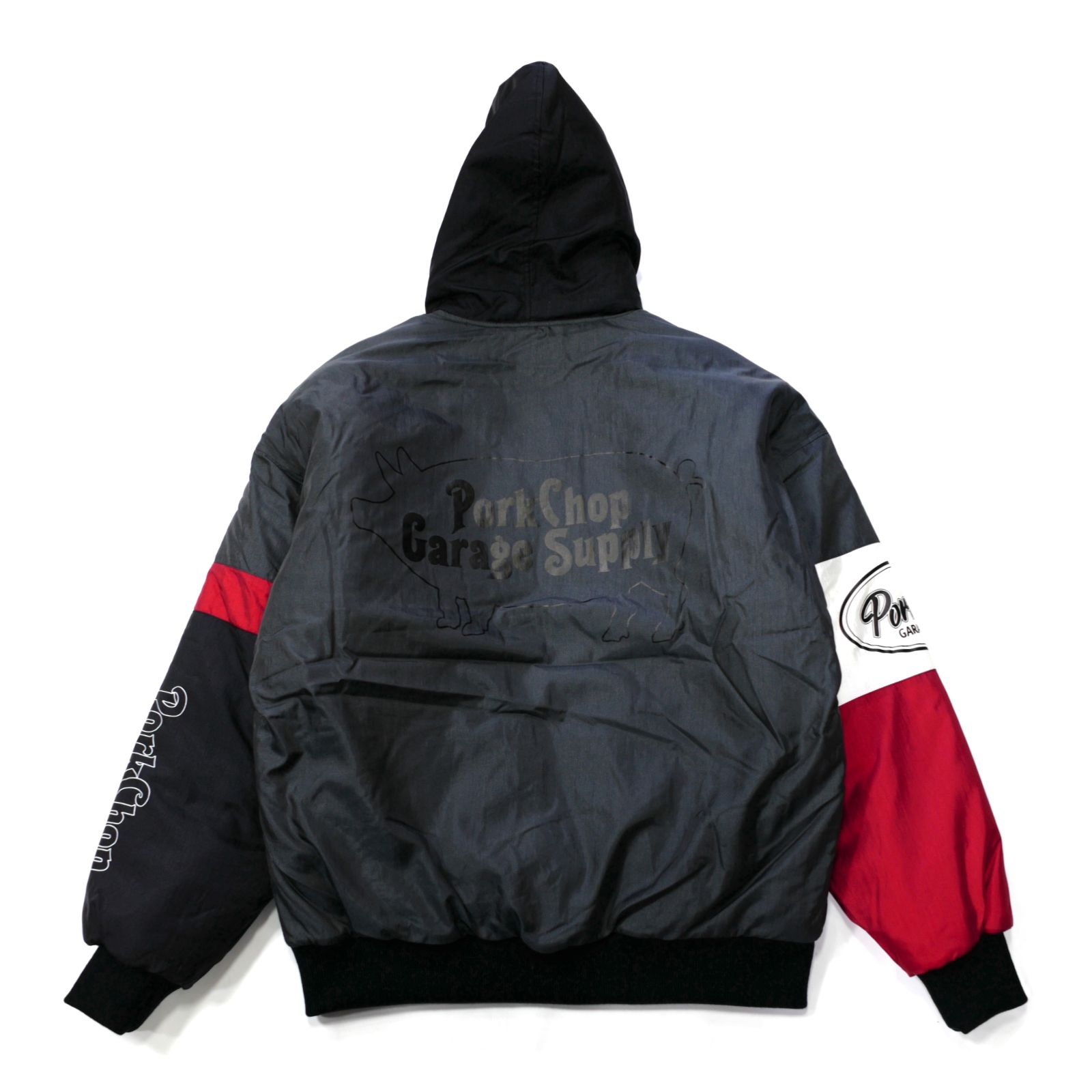 PORKCHOP/HOODED STADIUM JKT ポークチョップ Ｌアクリル70%ウール30 