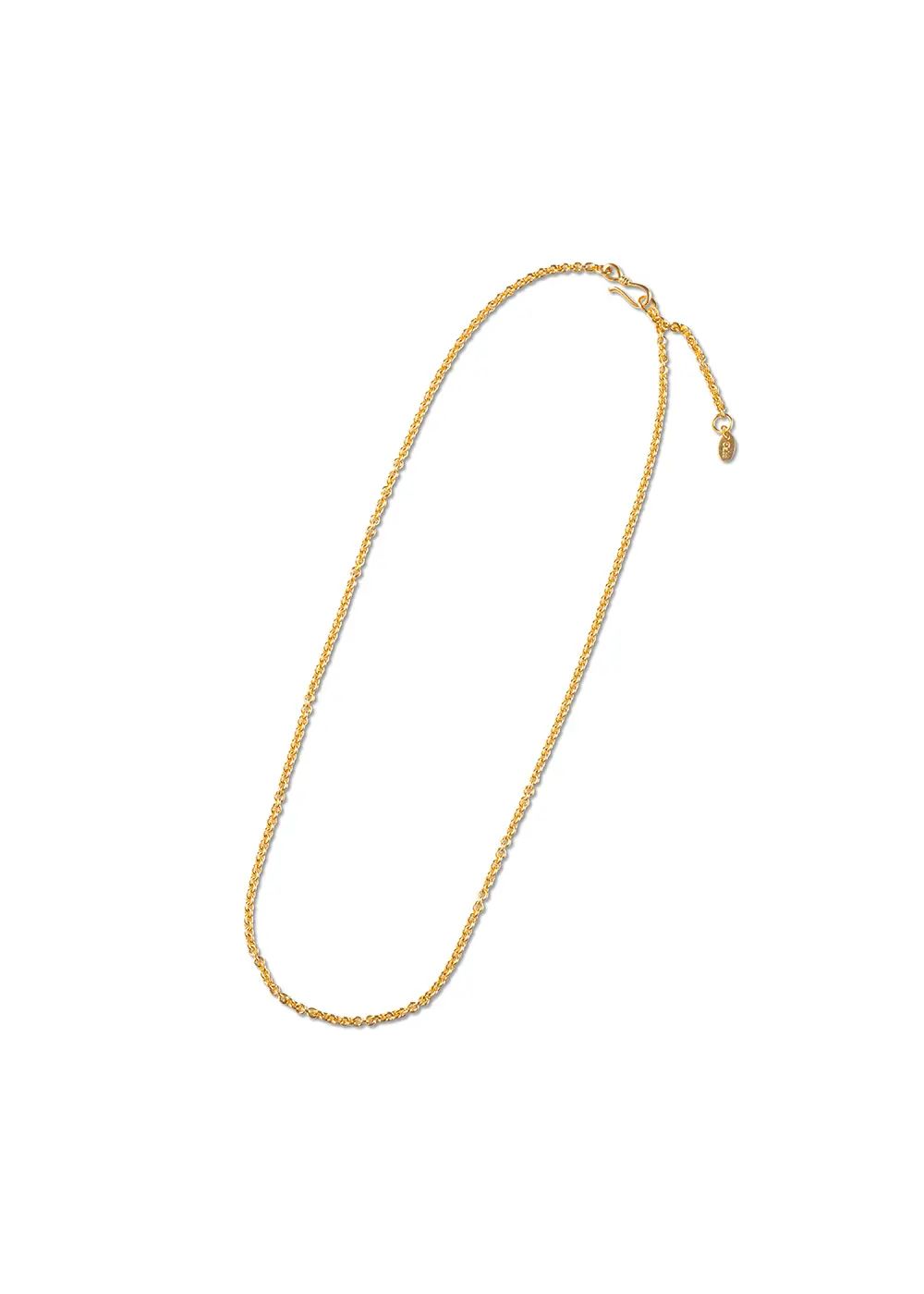 SILVER NECKLACE CHAIN (GOLD) / シルバー チェーン ネックレス