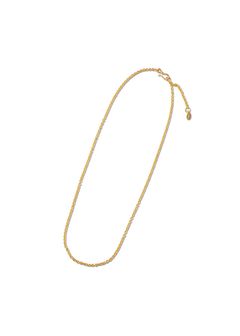 SILVER NECKLACE CHAIN (GOLD) / シルバー チェーン ネックレス