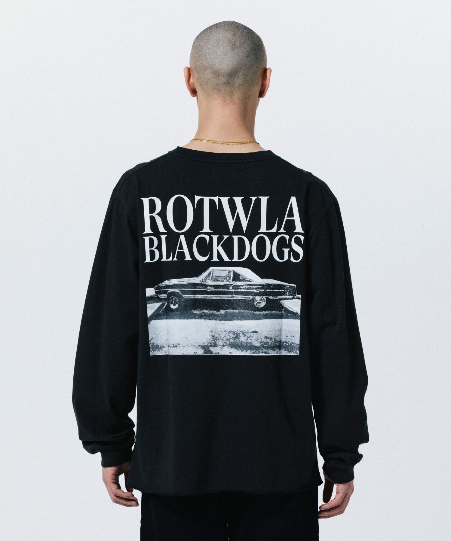 R9 PHOTO LS TEE (BLACK) / フォトプリント オリジナル Tシャツ