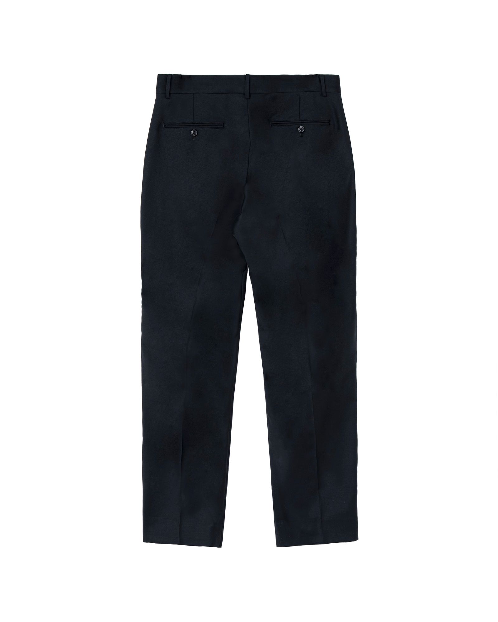 10L WOOL SILK PANTS "THUNDERS" (BLACK) / ウールシルク スラックス