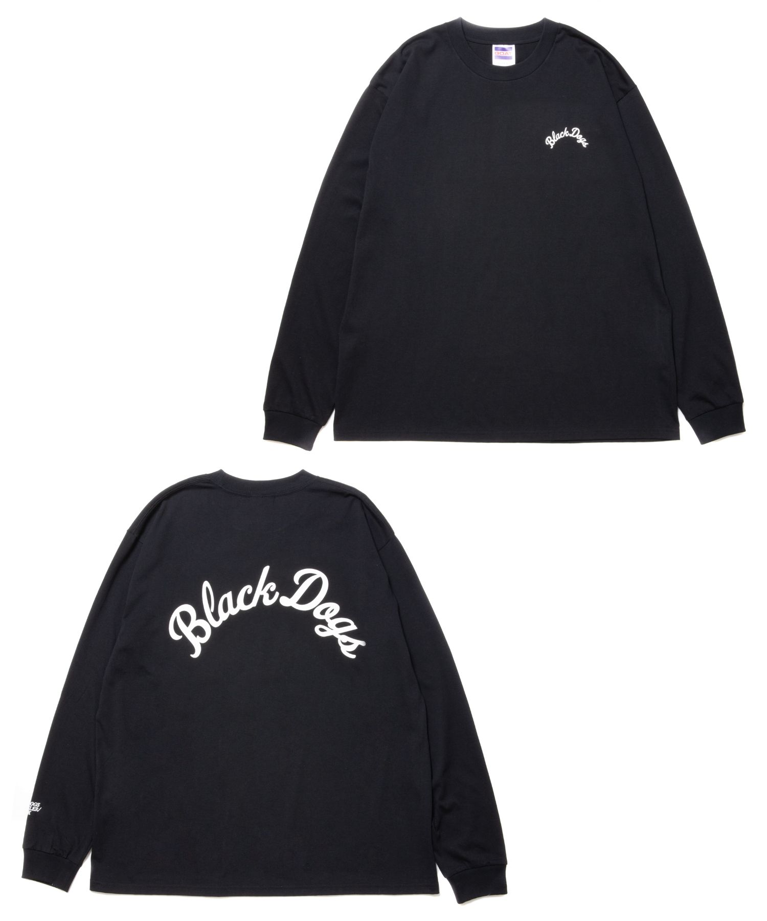 ROTTWEILER - CURSIVE L/S TEE (BLACK) / プリントロンT | LOOPHOLE