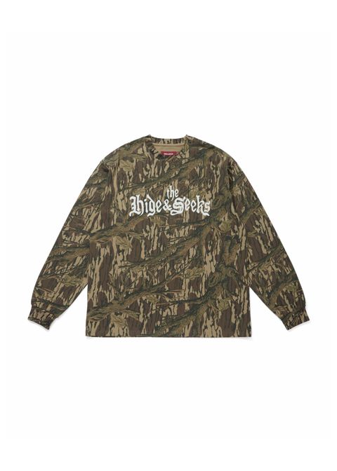 The H&S L/S Tee (CAMO) / 西浦徹 コラボ ロンT