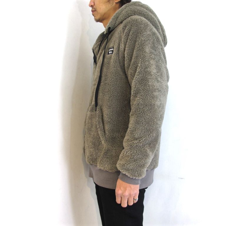 CAPTAINS HELM - SOFT BOA FLEECE ZIP HOODIE (MOCA) / ボアフリースパーカー | LOOPHOLE