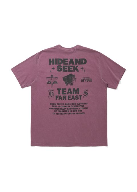 【ラスト1点】Team Pocket S/S Tee (D.RED) / ロゴ プリントTee