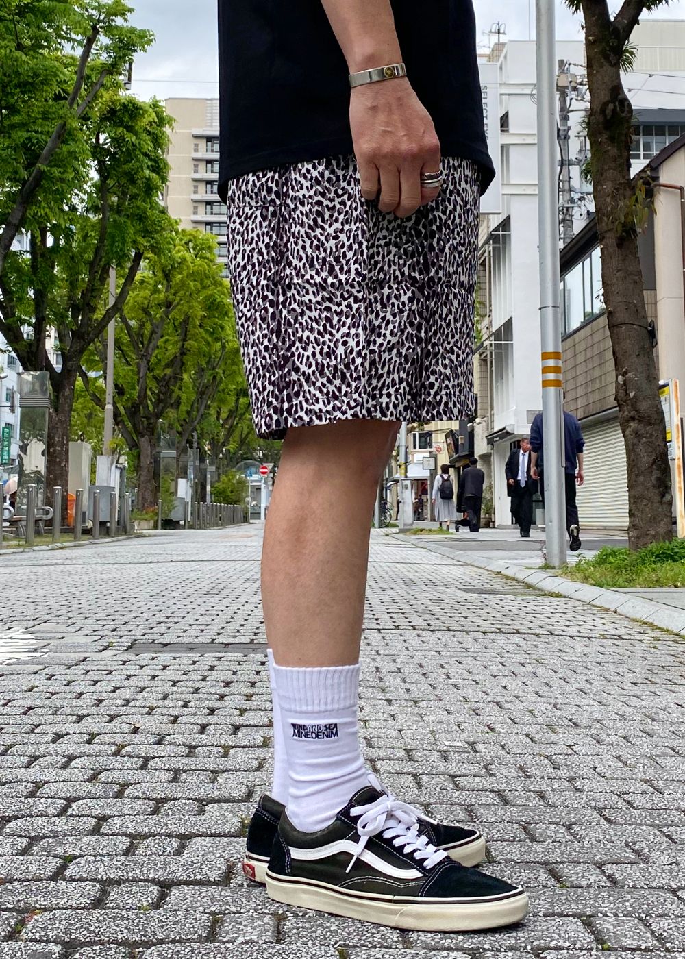 Leopard Short (WHITE) / オリジナル レオパード イージーショーツ