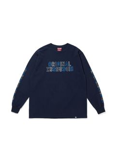 Original H&S L/S Tee (NAVY) / 西浦徹 コラボ ロンT