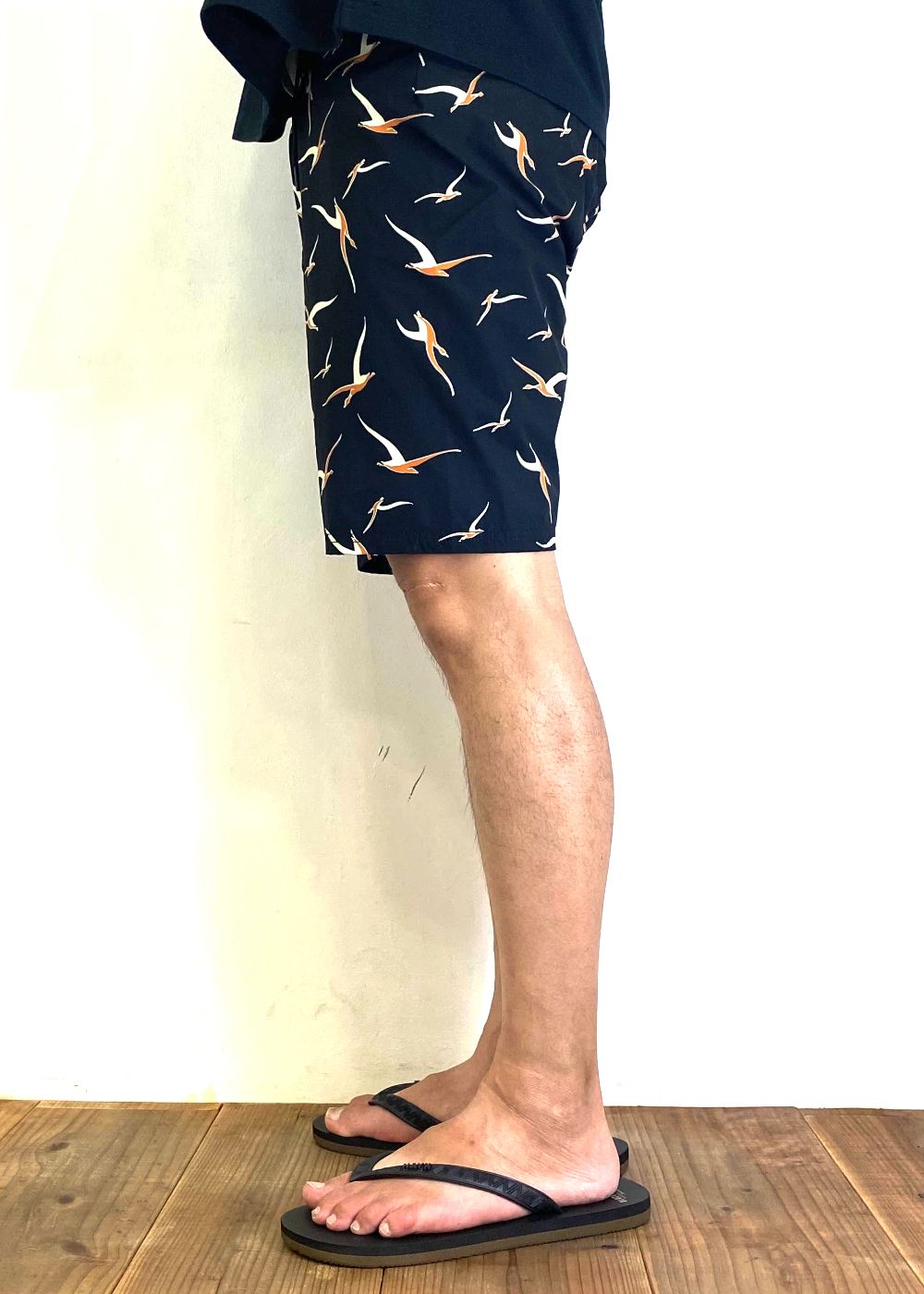 【ラスト1点】BIRD SURF SHORTS (BLACK) / 水陸両用 ハイブリッドショーツ