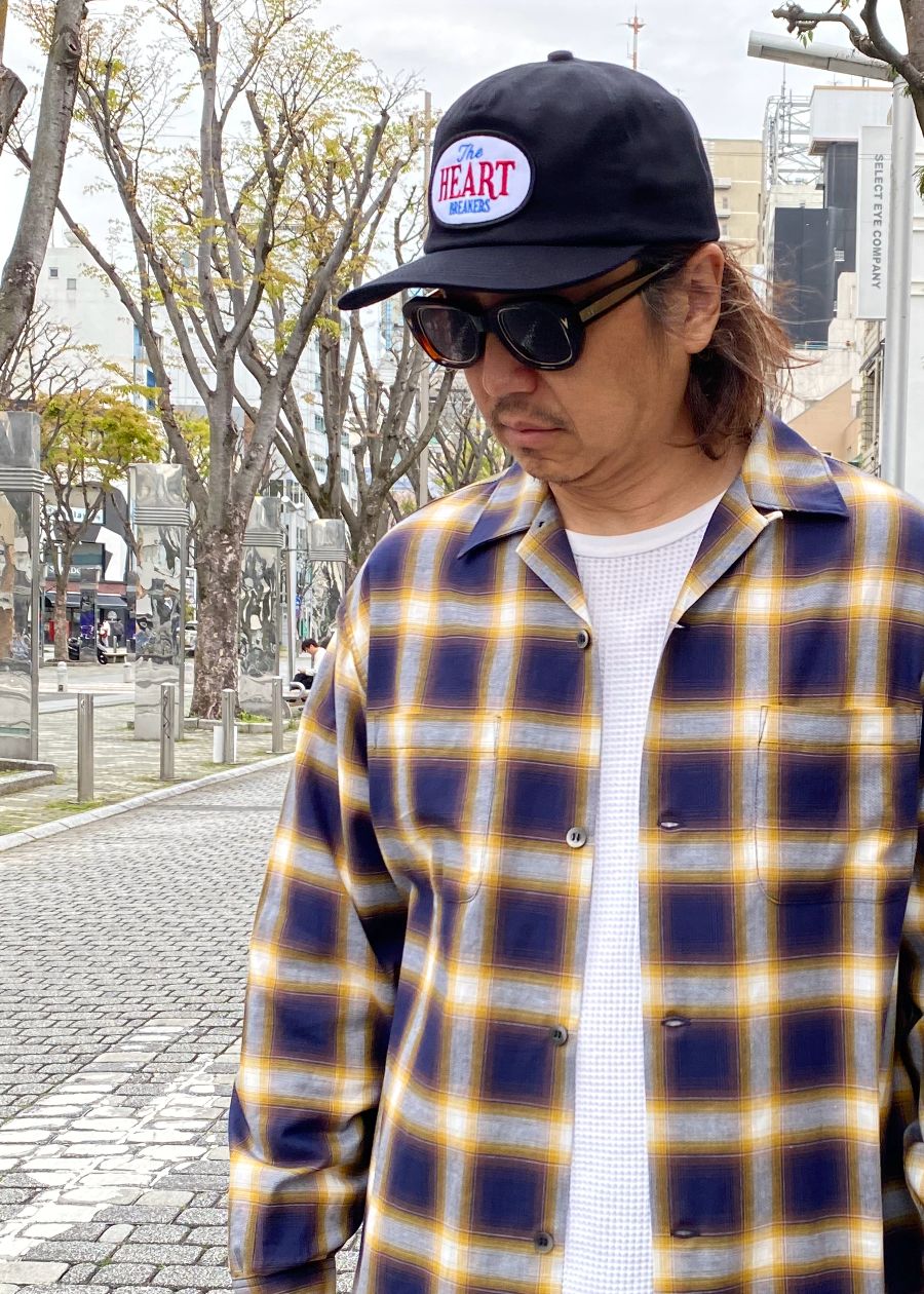 CA4LA Ex. BASEBALL CAP "GREG" (BLACK) / カシラ コラボレーション ベースボールキャップ