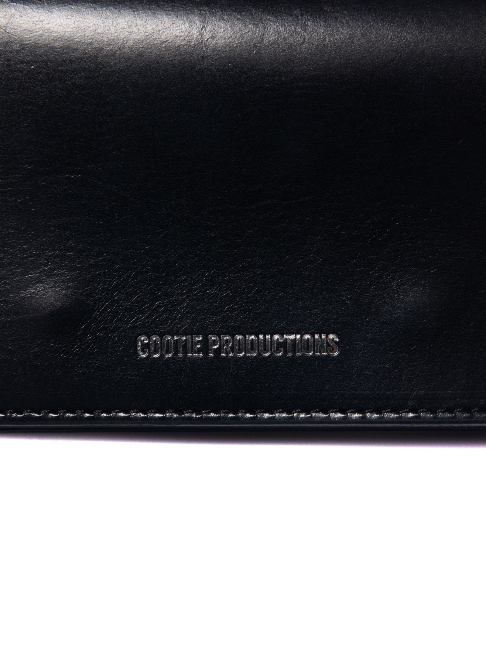 COOTIE PRODUCTIONS - LEATHER COMPACT PURSE (SMOOTH) / レザー