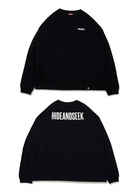 Logo L/S Tee(25ss Back) Big Silhouette (BLACK) / ロゴ プリント ロングスリーブ Tシャツ