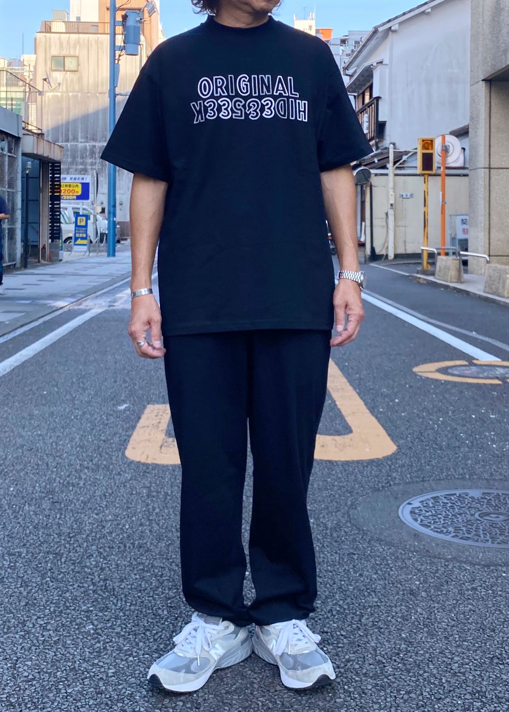 Original S/S Tee (BLACK) / 西浦徹 コラボ Tシャツ