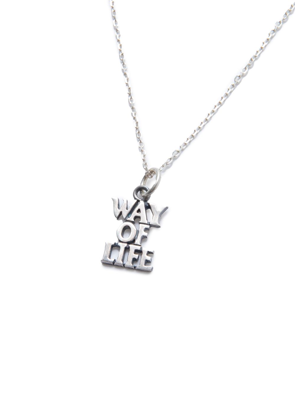 RATS - NECKLACE WAY OF LIFE SILVER (SILVER) / シルバー ネックレス 