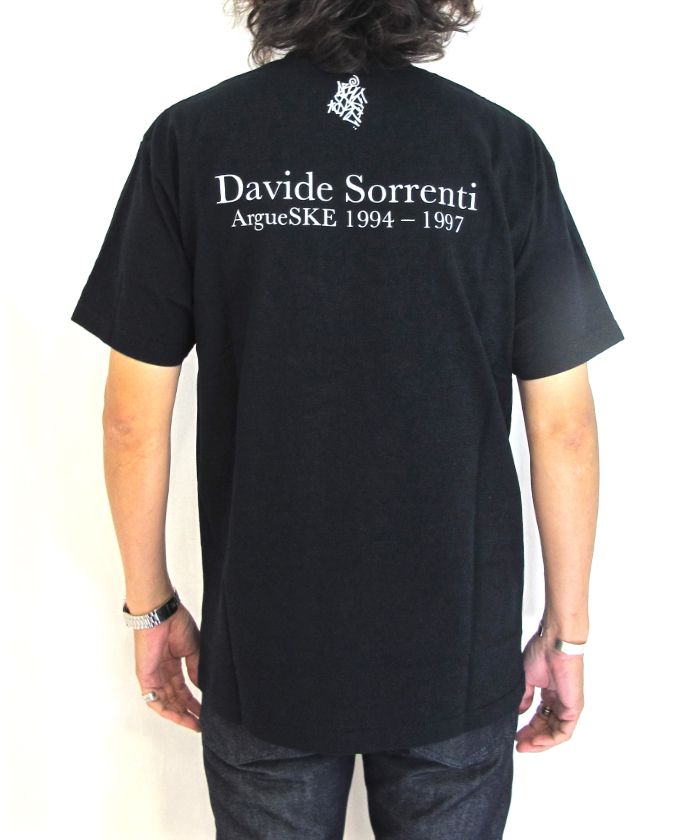Davide Sorrenti×Stie-lo Jaime Flashing Bum T-SH (BLACK) / ×ダヴィデ・ソレンティ×スティーロ コラボフォトT
