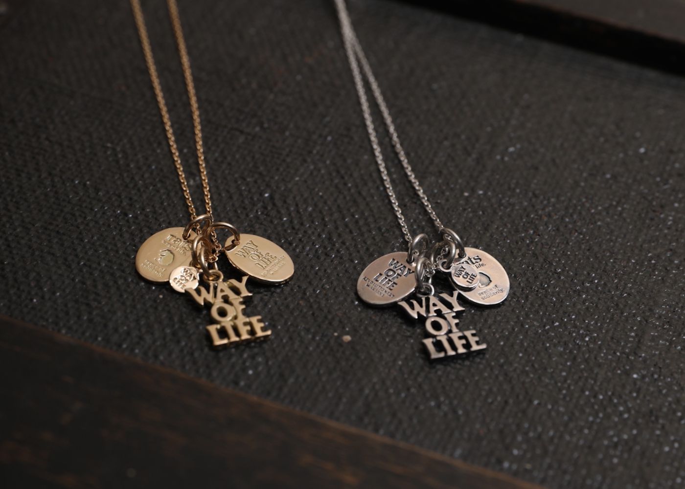 RATS - NECKLACE WAY OF LIFE 18K GOLD (GOLD) / ゴールド ネックレス 