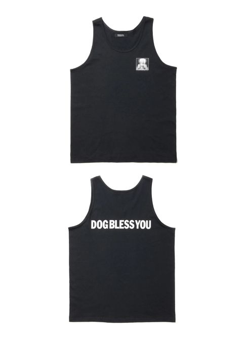 【ラスト1点】MARIA TANK TOP (BLACK) / プリント タンクトップ