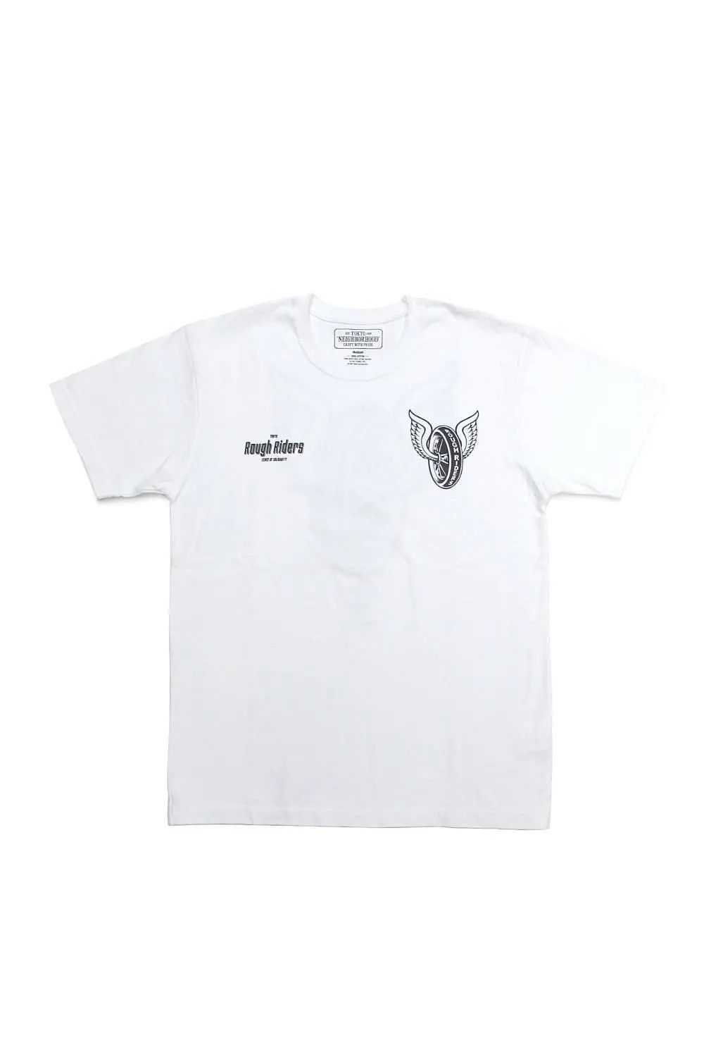 ×NEIGHBORHOOD T.R.R TEE (WHITE) / ×ネイバーフッド TOKYO ROUGH RIDERS T