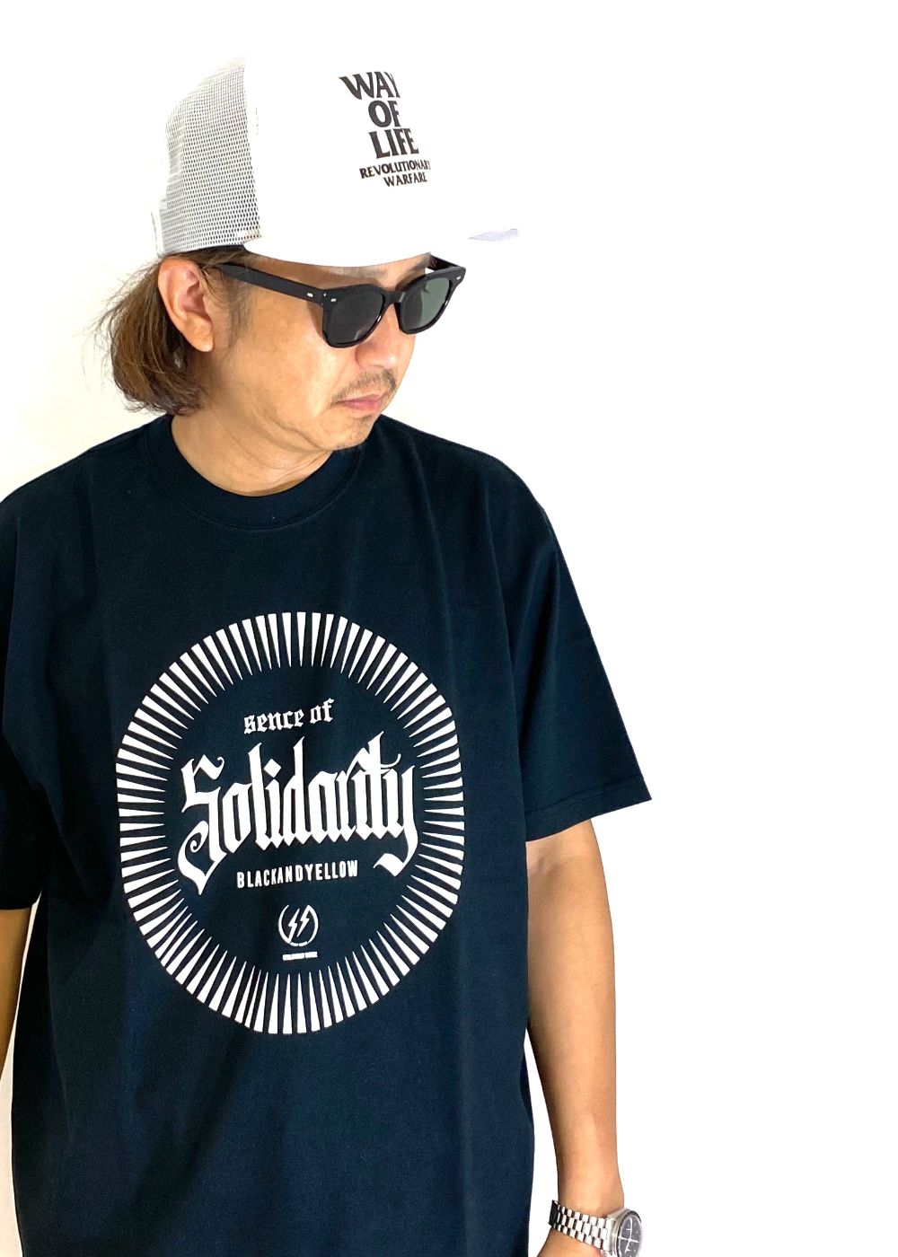 t*i様 定価スタート！rats MESH CAP WAY OF LIFE WH MESH CAP “WAY OF LIFE” – JOLLY ROGER