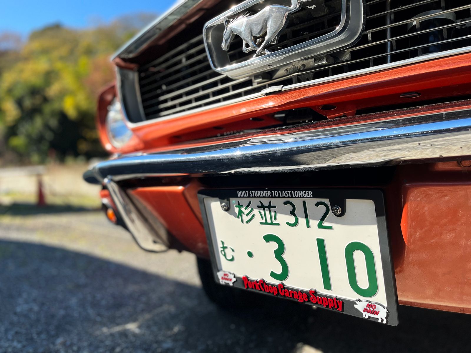 RAISED LICENSE FRAME (BLACK) / オリジナルナンバーフレーム