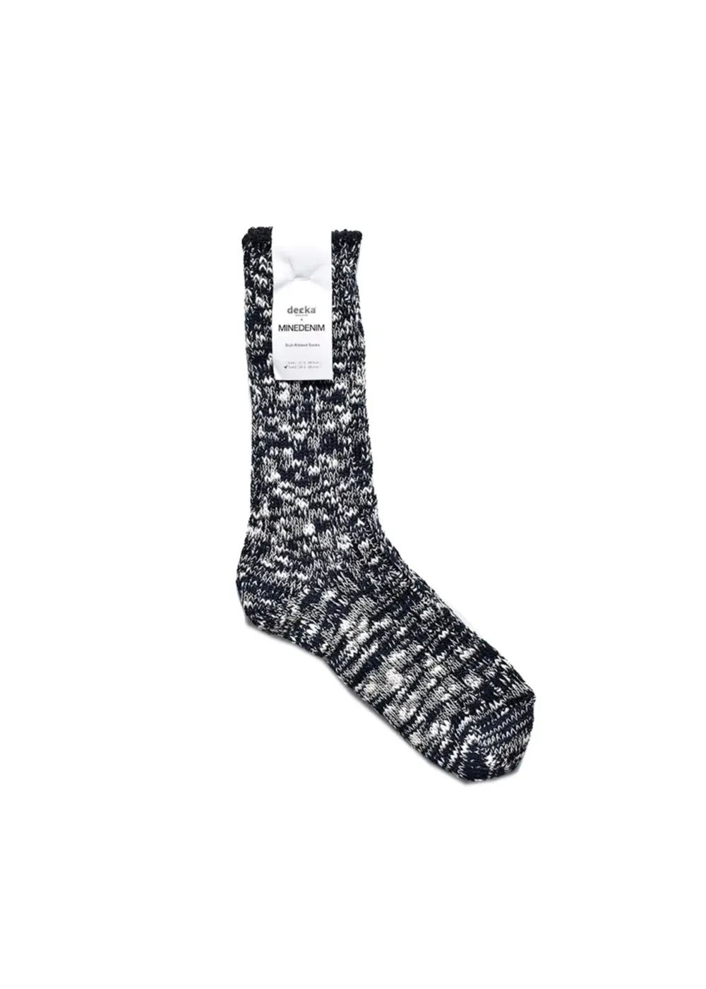 ×decka Melange Rib SOX (DNY) / デッカ コラボ メランジ ソックス
