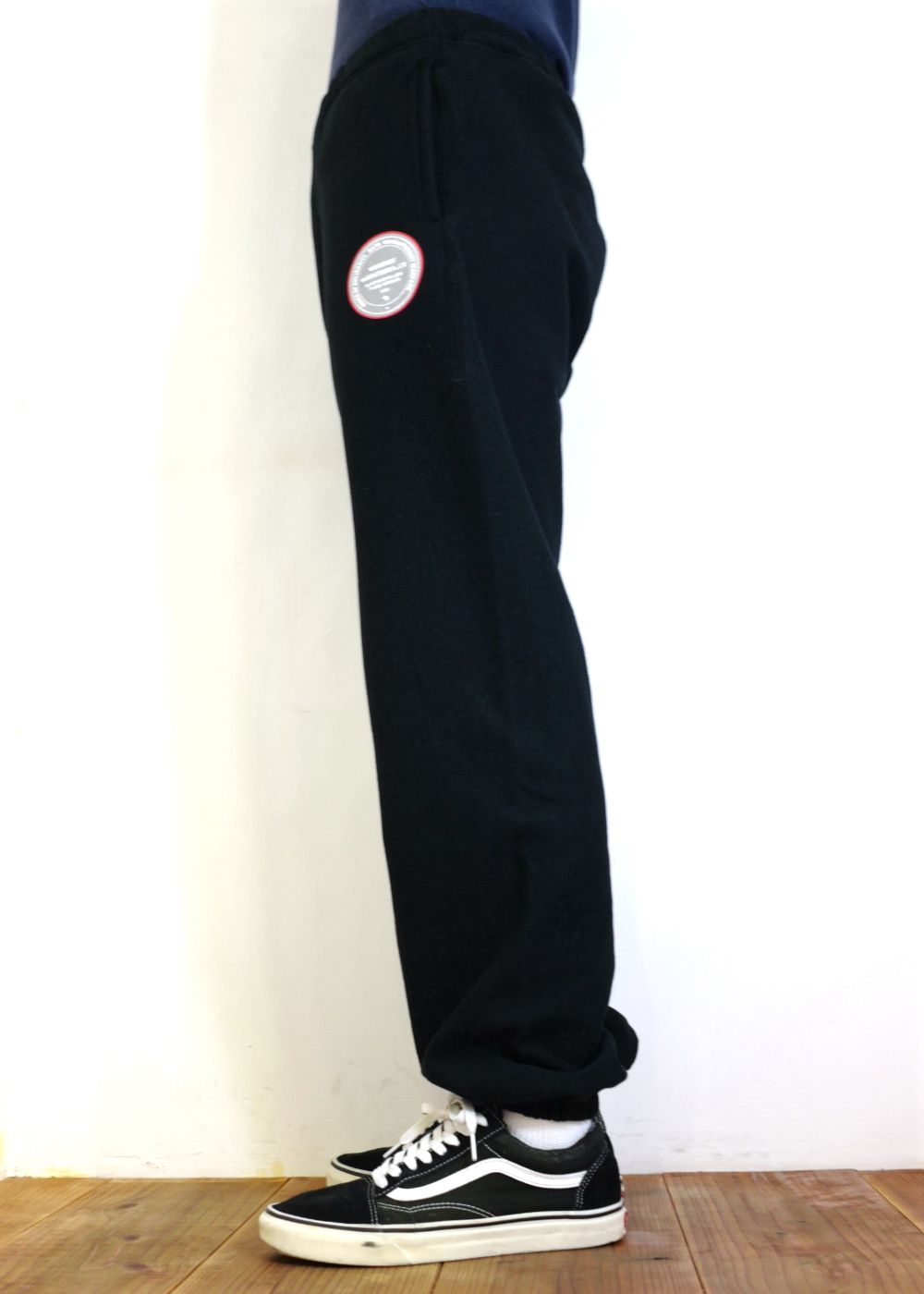 RATS - CIRCLE MGM RW SWEAT PANTS (BLACK) / プリントスウェット