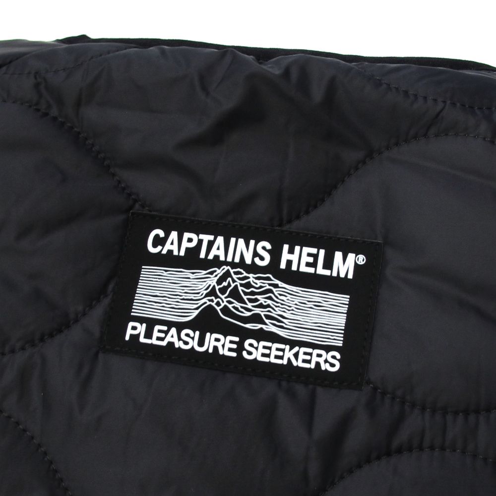 CAPTAINS HELM - HELM-QUILTING LAYER JKT (BLACK) / ノーカラー