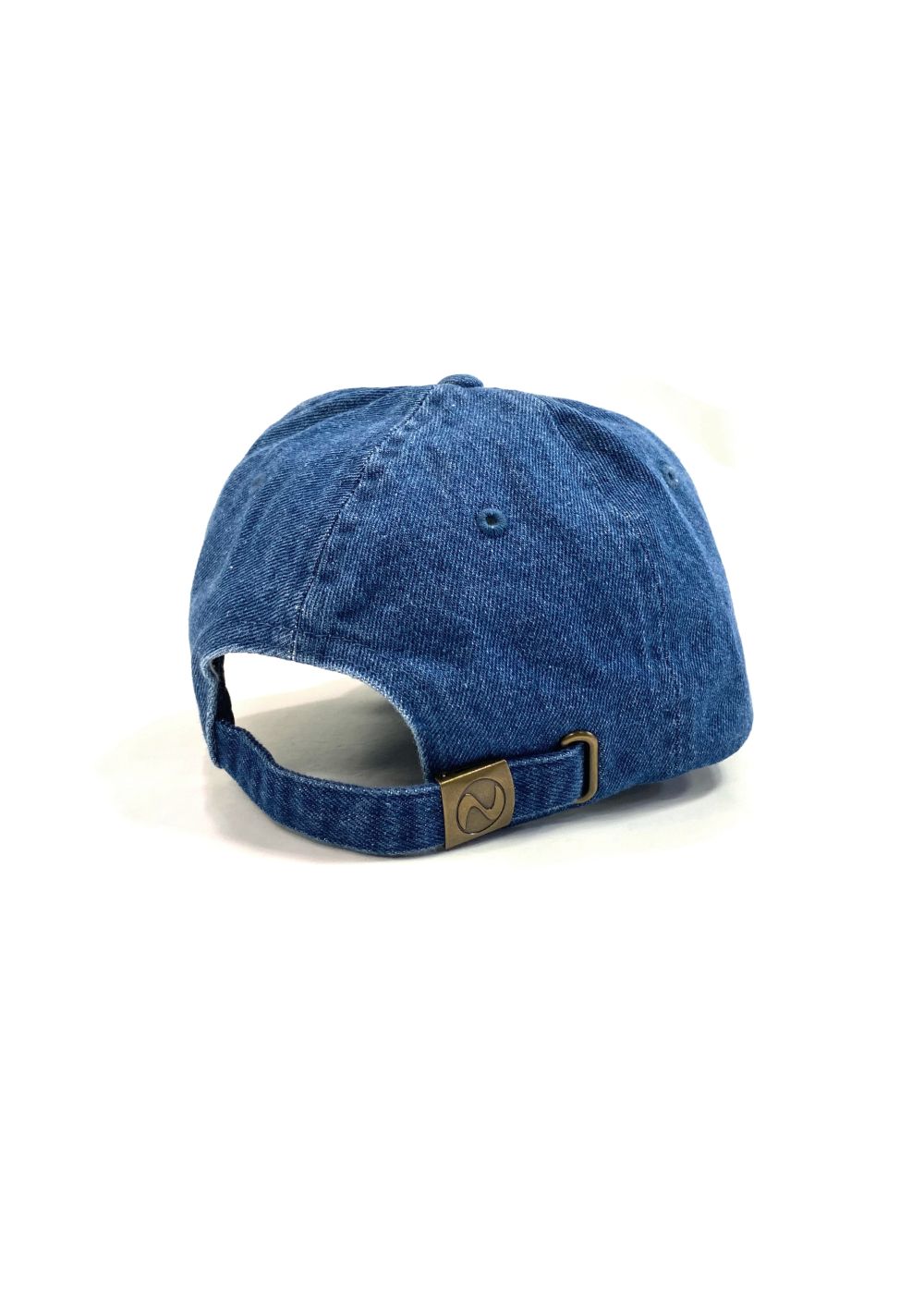 【ラスト1点】DENIM CAP (BLUE) / ワッペン デニム キャップ