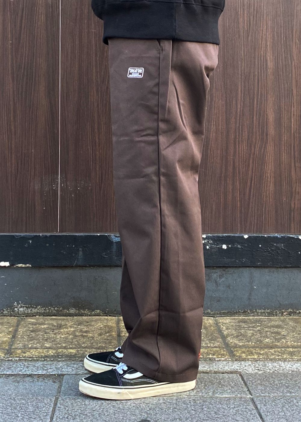 WORK PANTS (D.BROWN) / チノパンツ