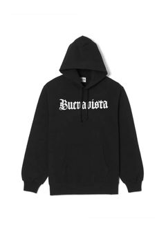 【ラスト1点】BV gothic logo hoodie (BLACK) / ゴシック ロゴ スウェット パーカー