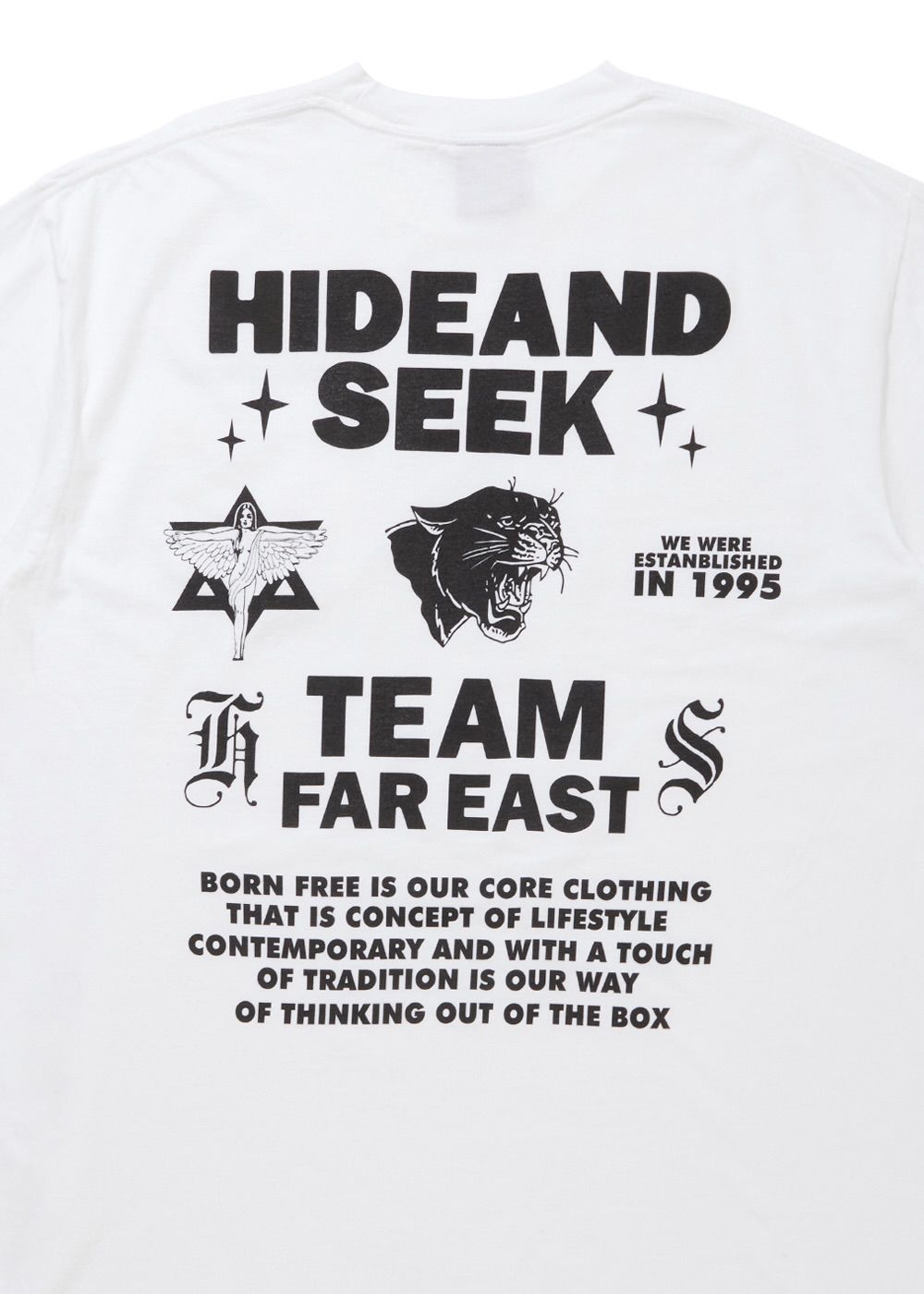 Team Pocket S/S Tee (WHITE) / ロゴ プリントTee