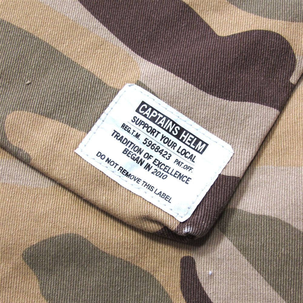 CAPTAINS HELM - MIL OUTDOOR SHIRT JKT (SAND CAMO) / ミリタリー